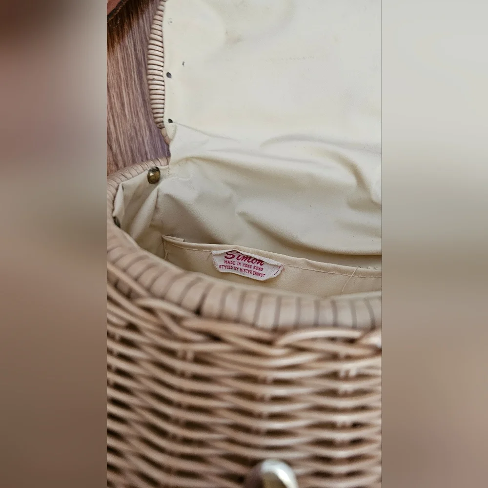 Mister Ernest Simon Wicker Handbag - Picture 2 of 10